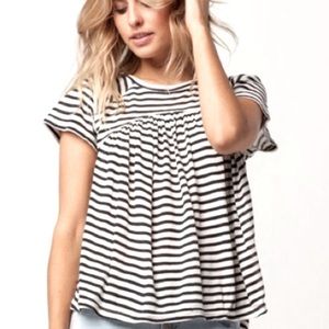 Free People Jojo Striped Top XS